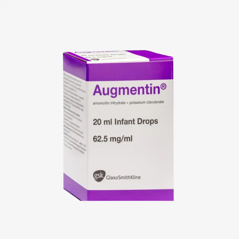 اوجمينتين 62.5 نقط للفم 62.5 مليجرام