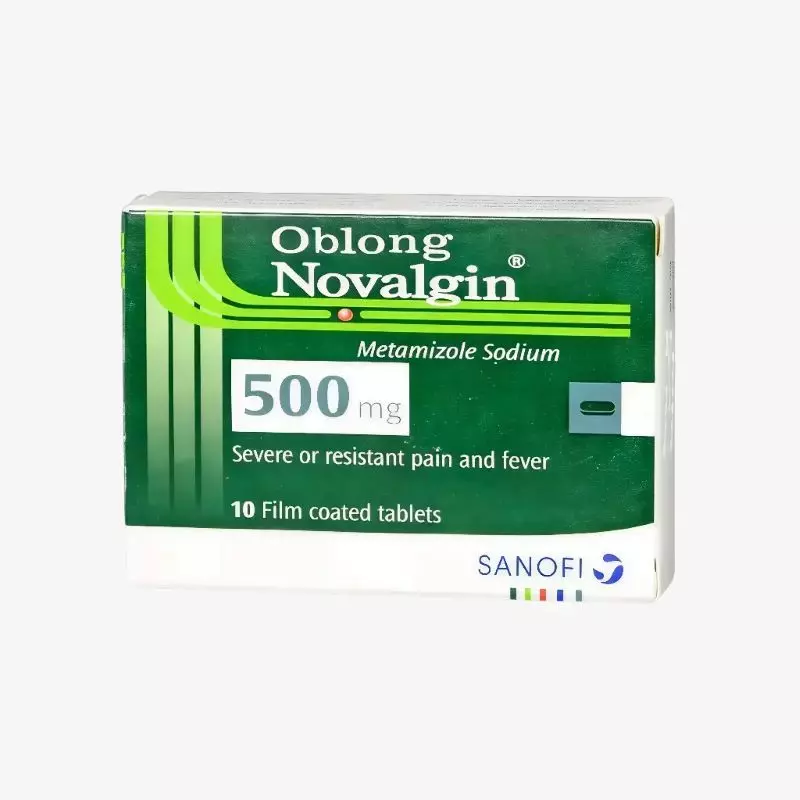 Oblong  Novalgin 500mg