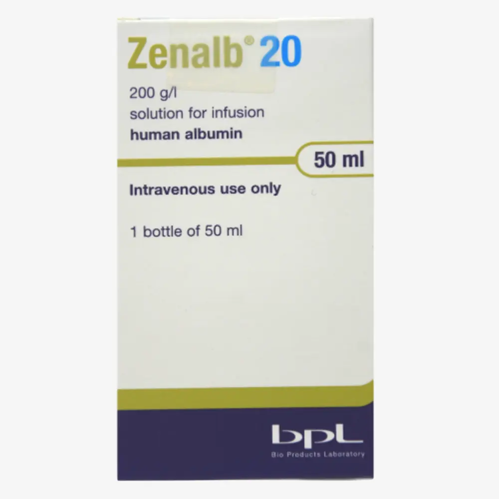 Zenalb 20 mg vial 20mg