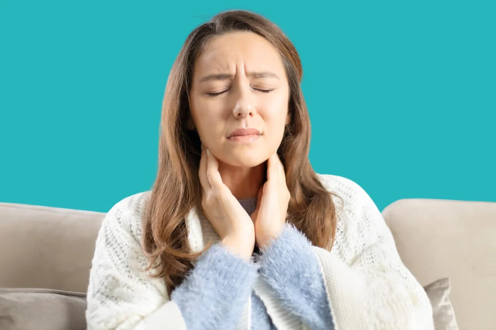 التهاب الحلق من اعراض نزلات البرد