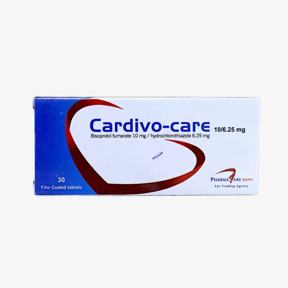 Cardivo-Care 10/6.25 mg 30 Tablets 10mg