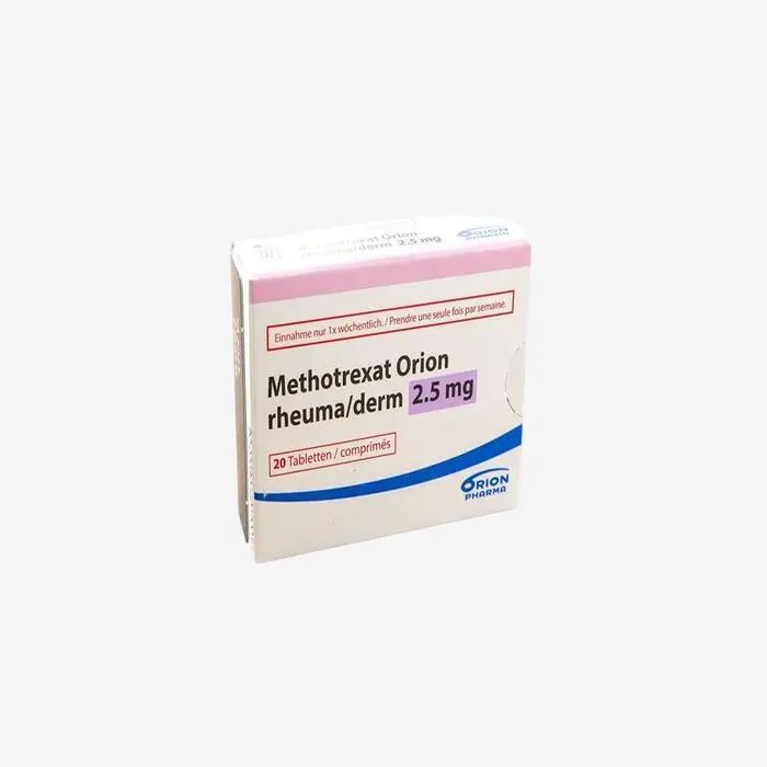 Methotrexate orion 2.5 mg 20 tablets 2.5mg