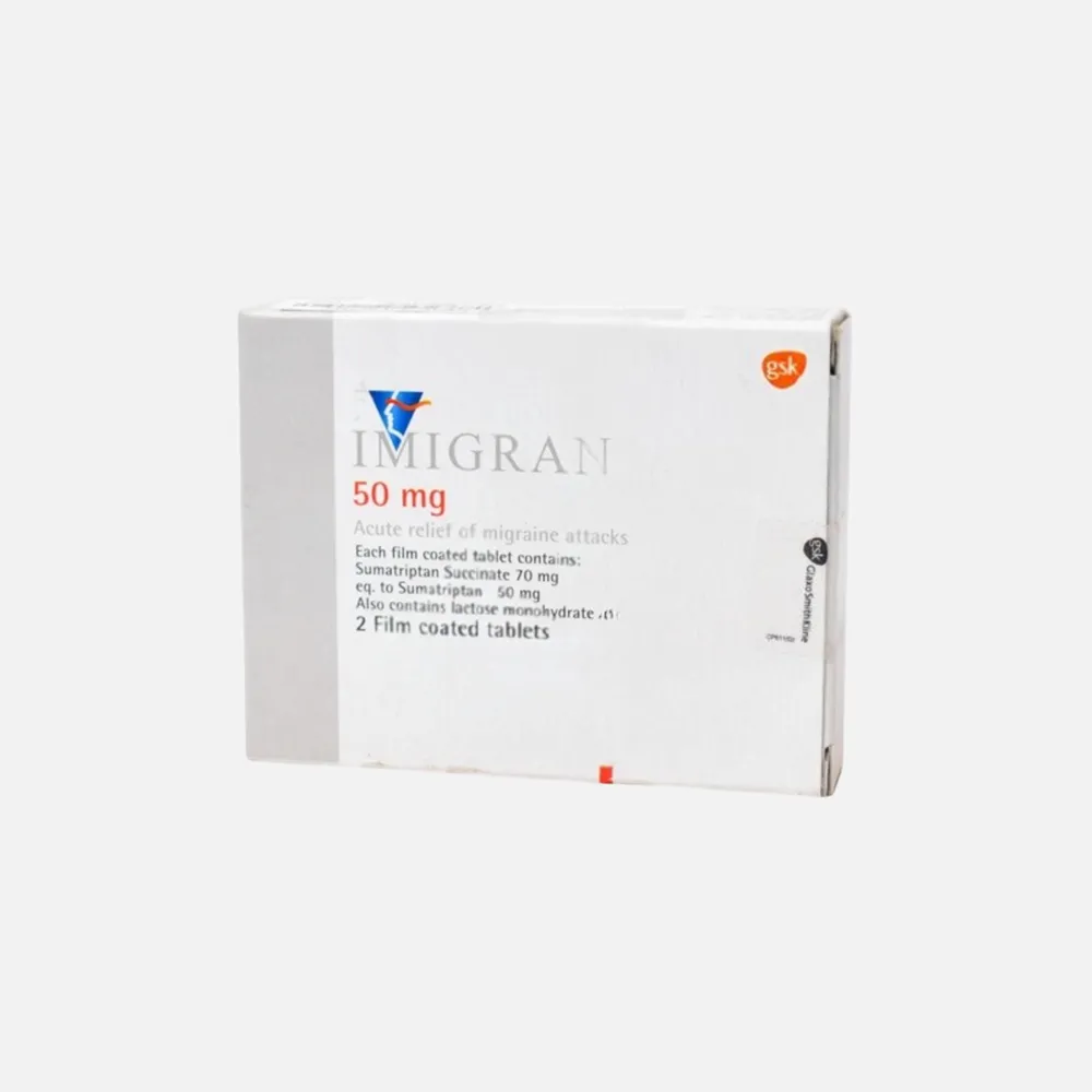 Imigran 50mg 2 f.c. tab. 50 mg
