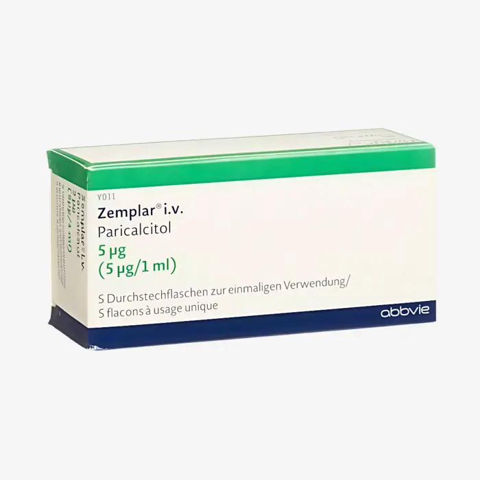 Zemplar 5 micrograms 5 injections 5mcg