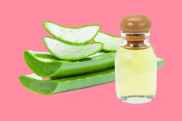 Aloe vera and almond oil to revitalize hair