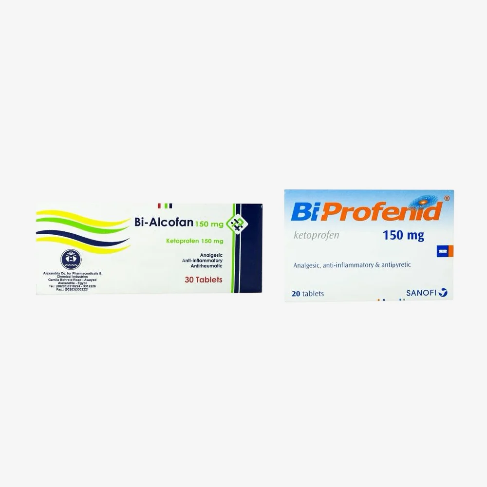 comparison of the difference between bi alcofan and bi profenid and their uses 