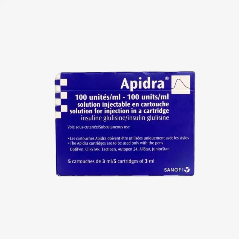 ابيدرا 100 وحدة دولية 5 ملي قلم انسولين 1ml