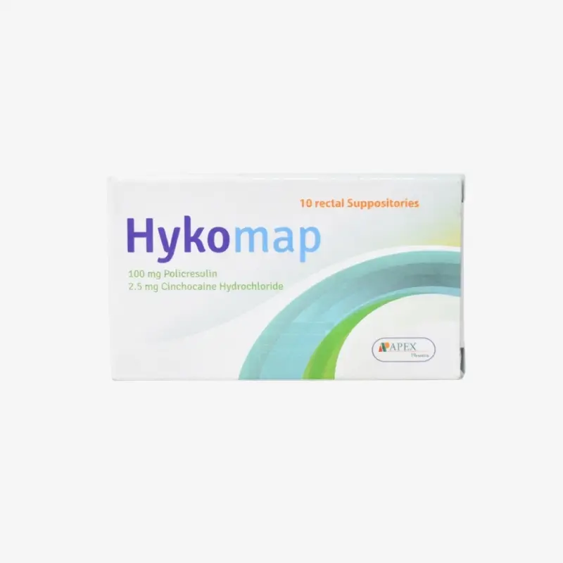 hykomap 2.5 / 100 mg supp 2.5 / 100 mg