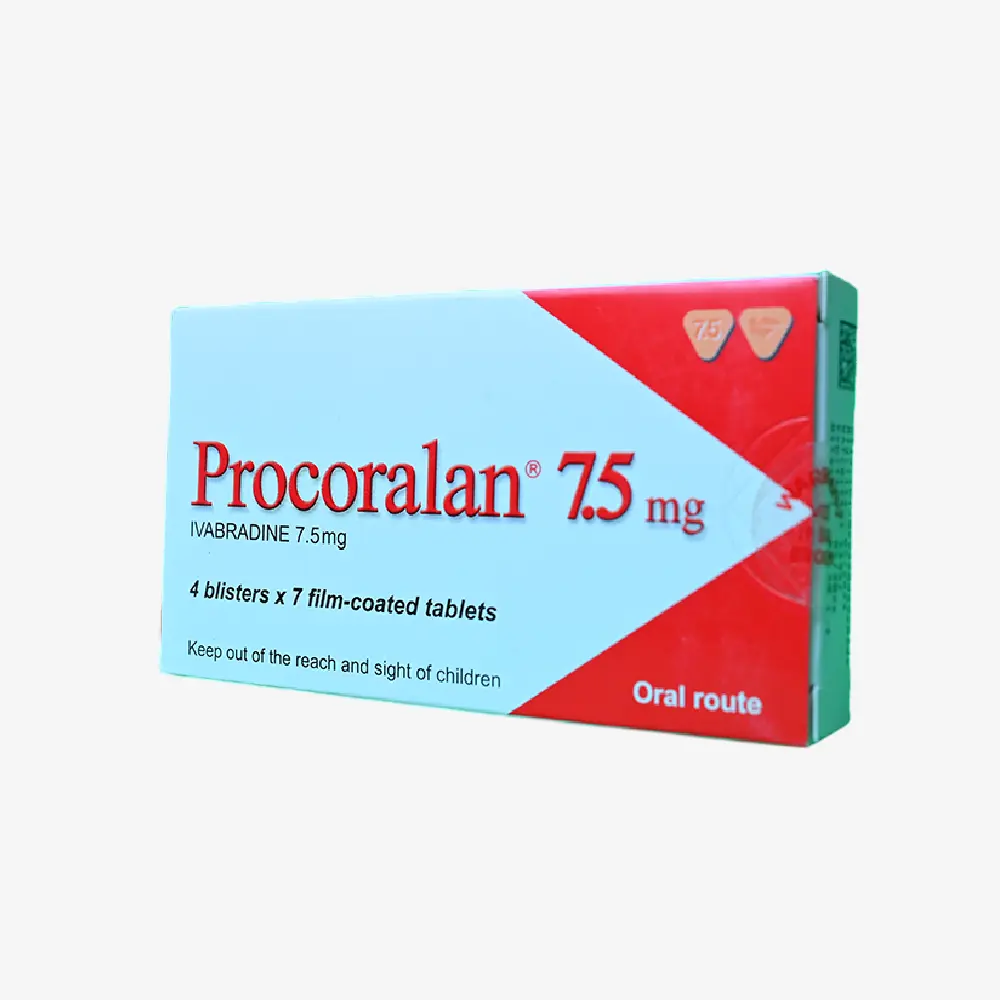 بروكورالان اقراص دواء لعلاج قصور القلب المزمن 7.5 مجم