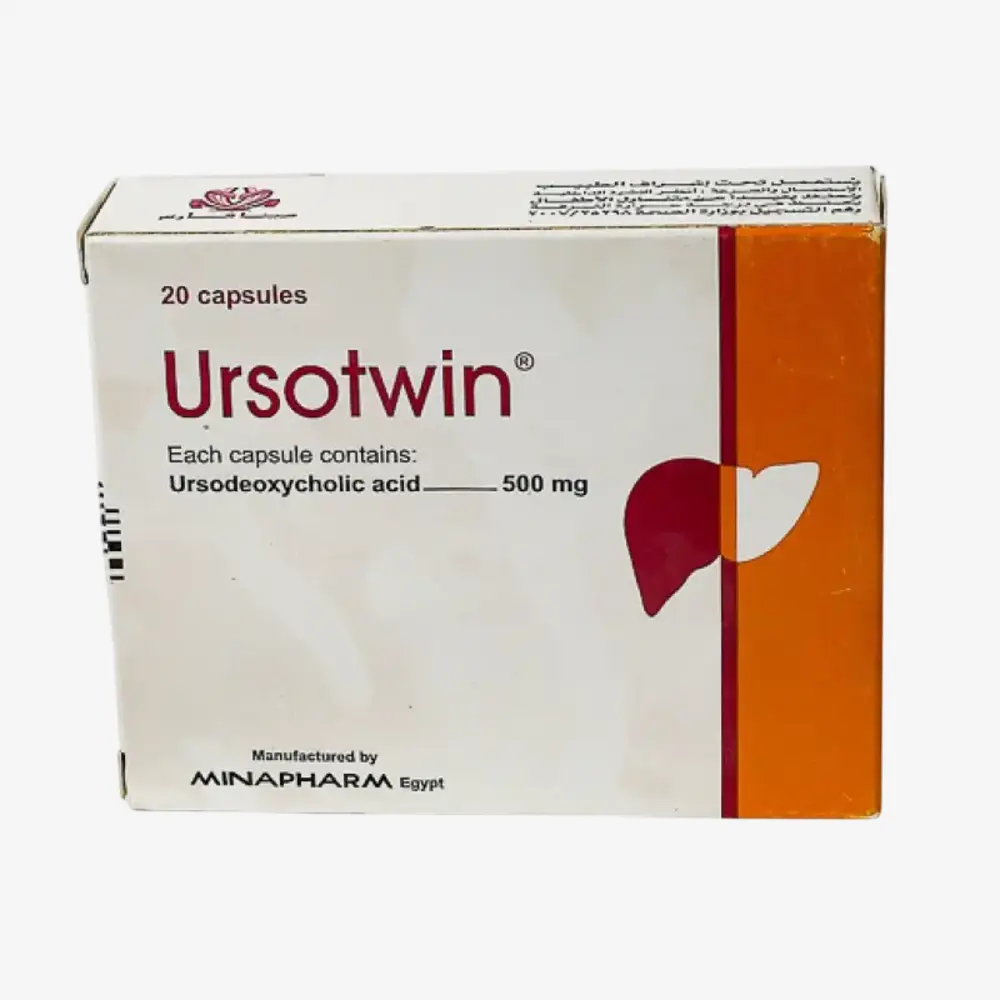 Ursotwin 500 mg 20 Capsules 500mg