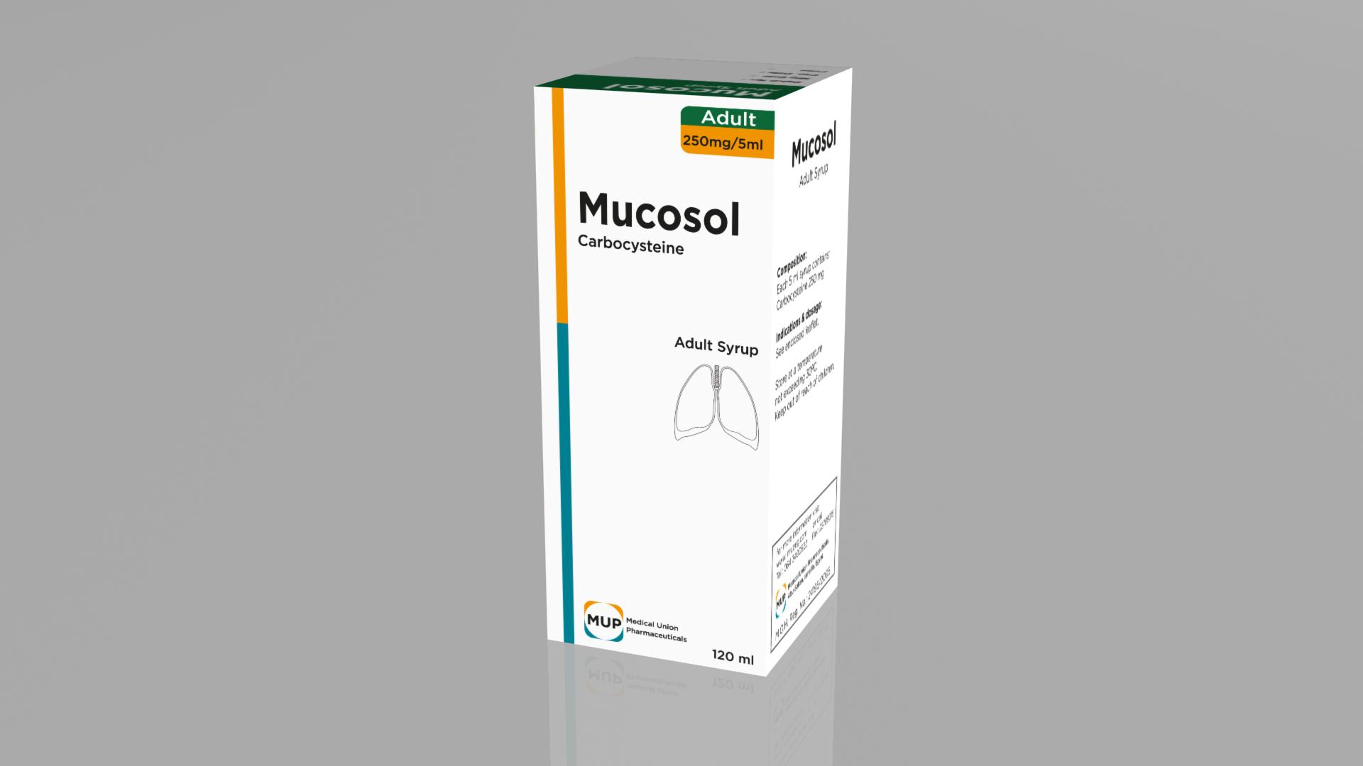 Mucosol 250mg Syrup - Rosheta