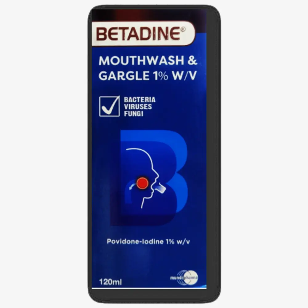 Betadine 120 ml Mouthwash 1%