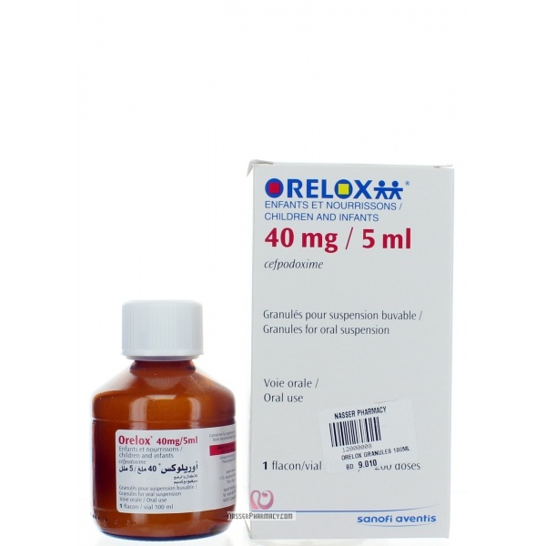 Orelox 40mg Syrup Rosheta