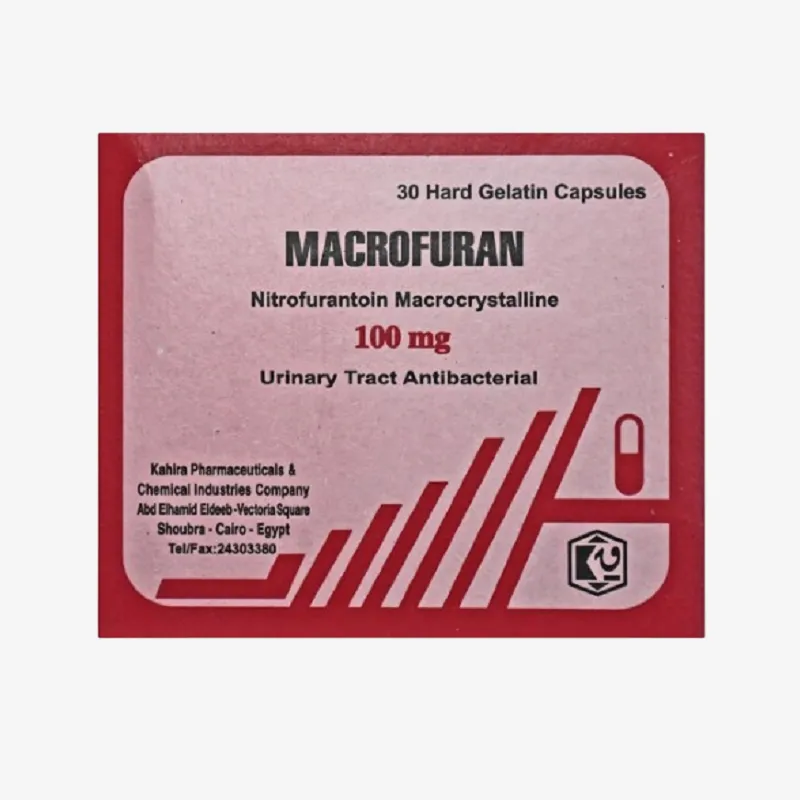 ماكروفيوران 100 مليجرام كبسولات 100mg