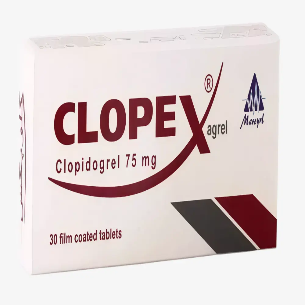 كلوبيكس اجريل 75 مليجرام 30 قرص 75mg