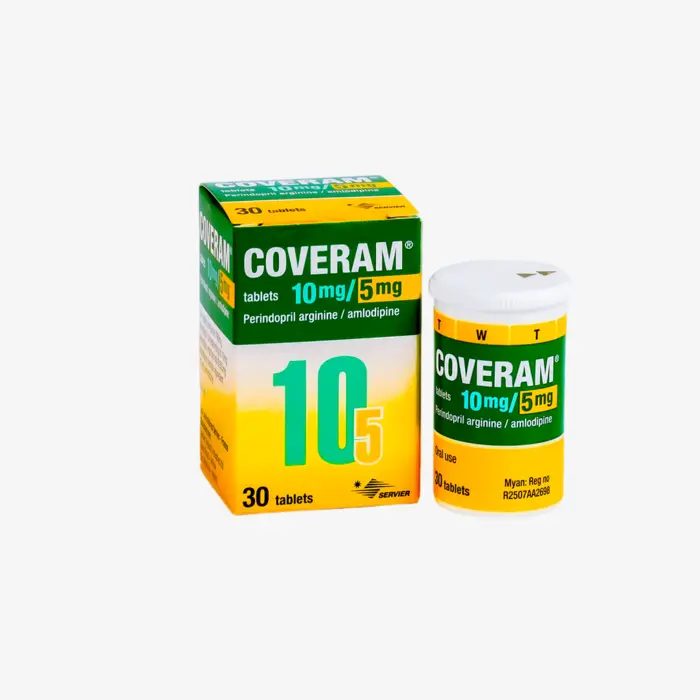 Coveram 10/5 mg 15 tablets 10/5mg